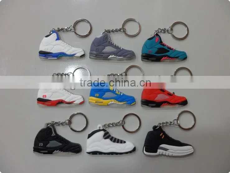 soft PVC keychain, 2D debossed logo, free design key chain keyring