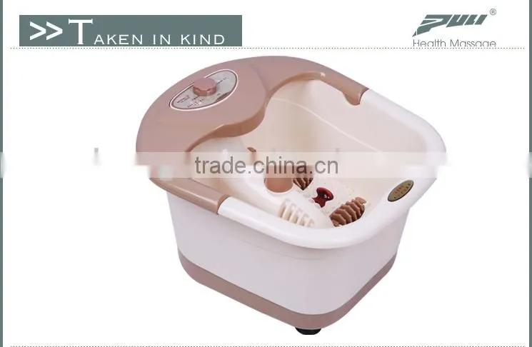 Cheap rolling heating foot bath massager
