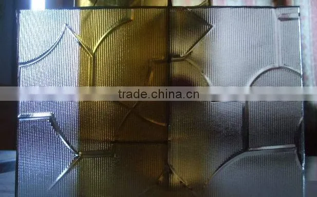 ancient patterned glass