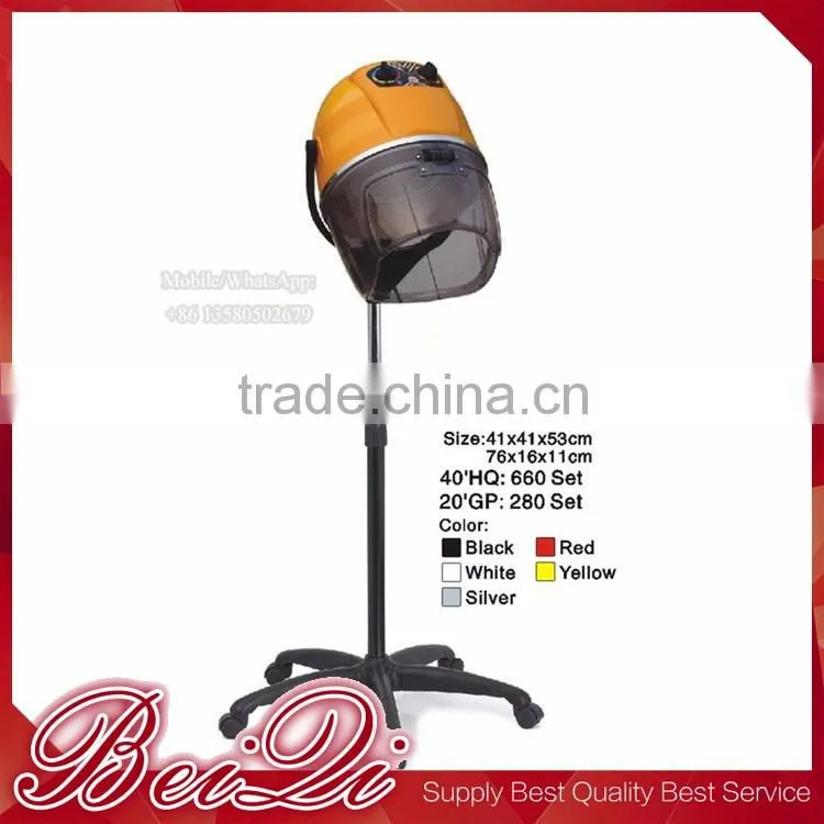 Yellow Color Customized Salon Equipment Baber Hair Steamer