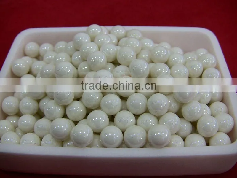 High grinding zirconia beads media ball with low wear rates