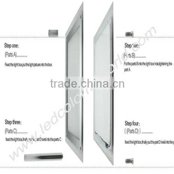 frameless Acrylic LED security light box