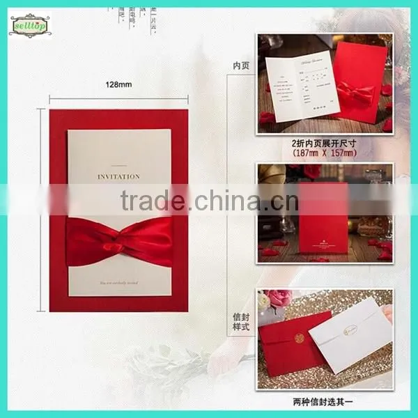 2014 hot sale indian wedding invitation cards