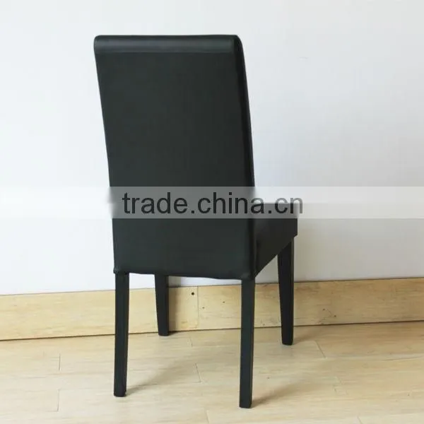 RCH-4040 Black Chair PU Leather Dining Chair