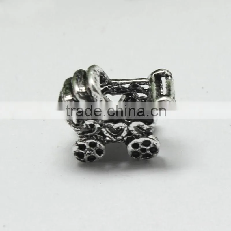 Pdora Jewelry Accessories, Cradle Shape Hole Beads Zinc Alloy Material
