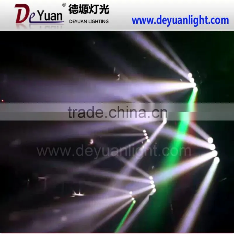 Latest design 12W 4in1 rgbw dmx led Beam moving head Spider stage Light