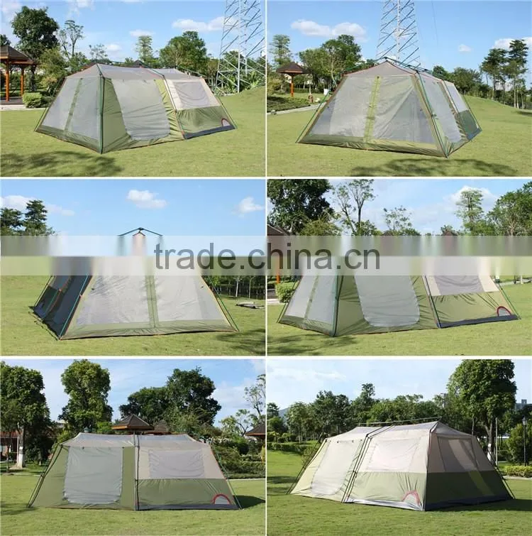 12 Person Camping Hiking Teepee Fishing Shade Big Play Shelter Luxury Hotel Family Tent