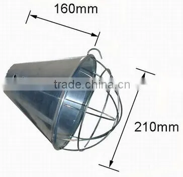 Alum. lamp shade cover and lamp cord