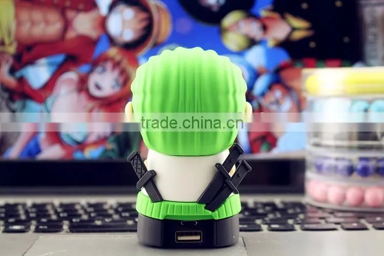 2016 Best Gift Model 2600mAh Portable One Piece Cartoon Power Bank, Mobile bank 2600mAh, cartoon mobile charger