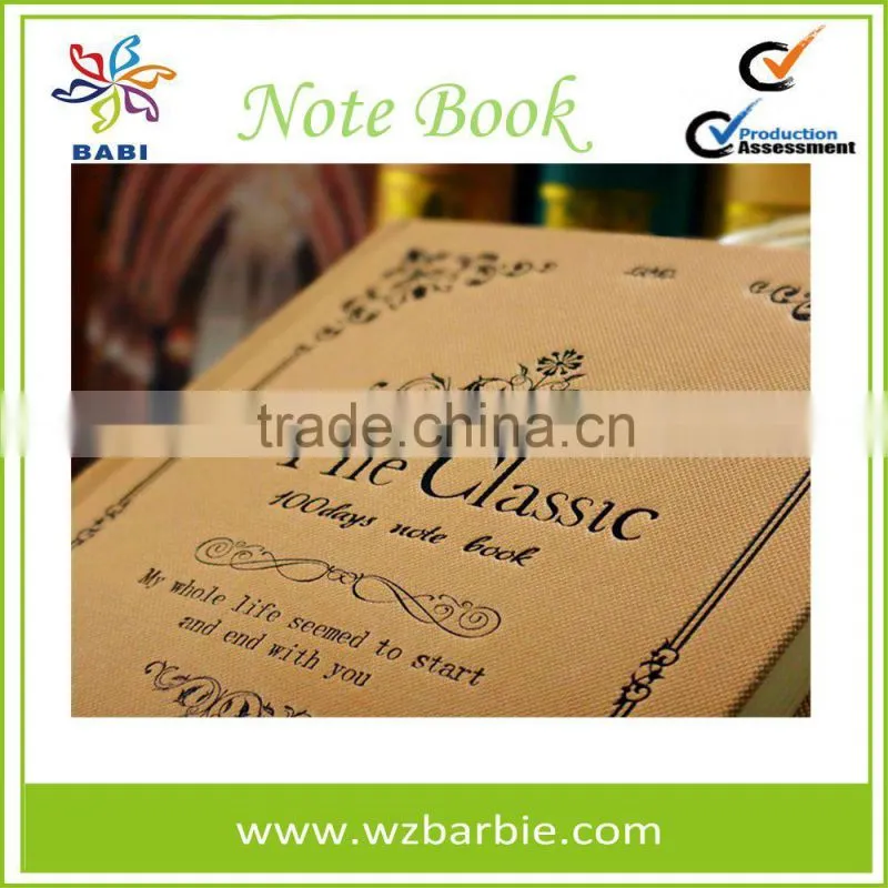 High Quality Hardcover Notebook With Hot Stamping Cover
