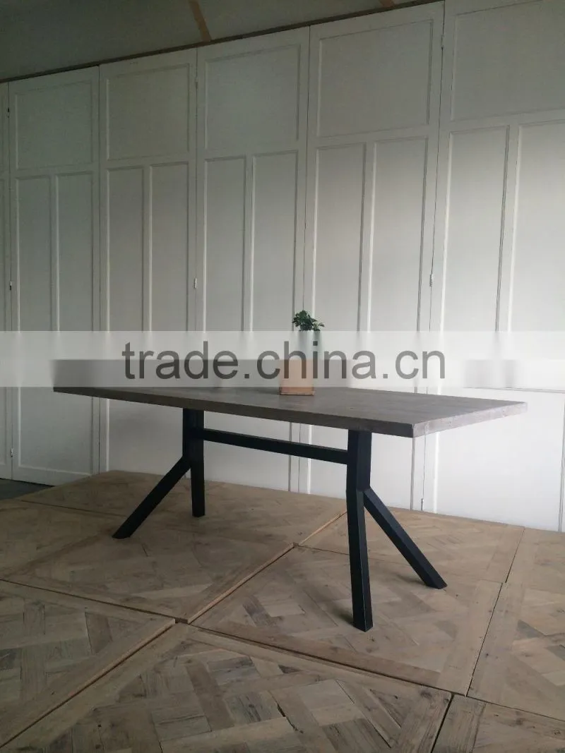 industrial dinning tables/french style furniture dining table