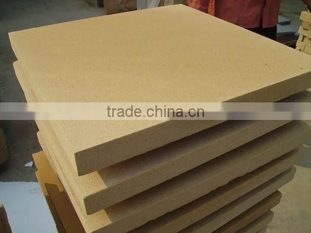 red sandstone tile