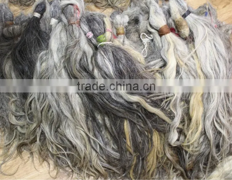 grey hair extensions flat keratin tip remy hair 100% virgin gray hair with italy glue
