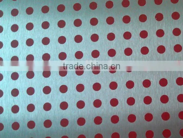 RED CIRCLE METTALIC HPL compact HPL Board