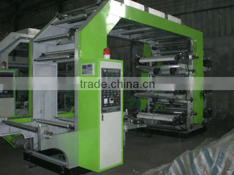 6 Colours High speed flexographic printing machine