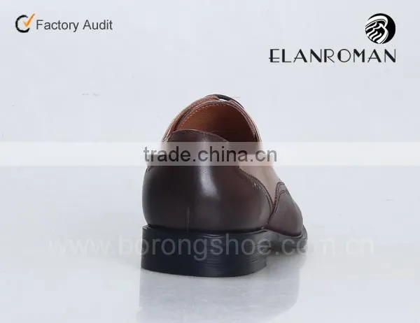 Leather mens brogue shoes from Guangzhou China OEM manufacture dress shoe