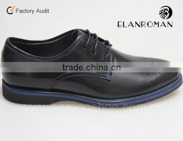 England style flat dress shoes leather shoes men