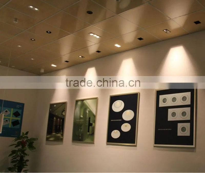 8W IP rated adjustable high quality dimmable anti-glare square COB downlight