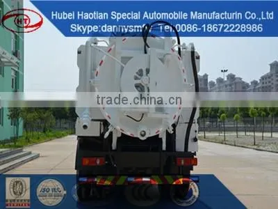 Dongfeng Vacuum Suction Sewage Truck 8-12m3 fecal tank truck for sale DFL