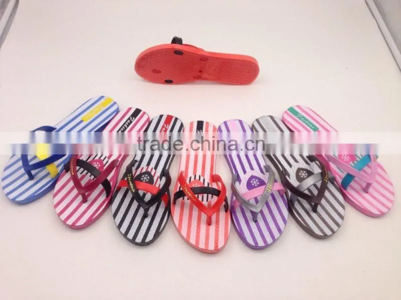 2016 New Sample Latest Fashion Lady Flip Flops PCU Slipper