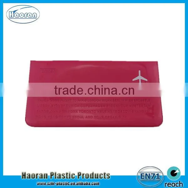 New and Fashion plastic Travel Document Holder