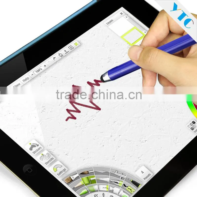 2014 colorful touch stylus, touch stylus pen for tablet,Touch stylus pen