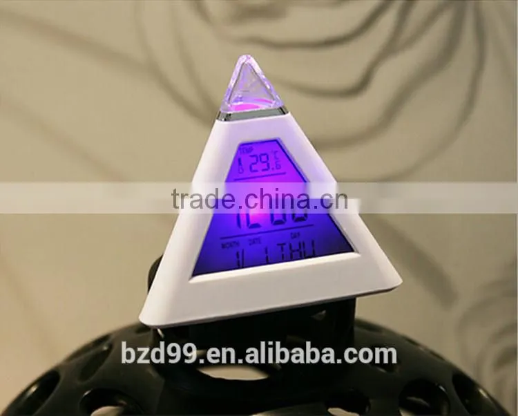 Multi-functional Countdown Colorful Back Light Alarm Electric Desk Calendar Clock/ Electronic Gift items Manufacturer