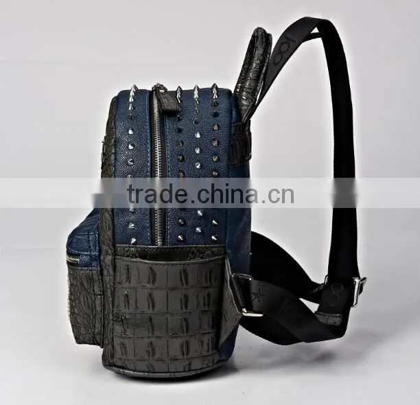 italian girls leather backpack in guangzhou factory china supplier