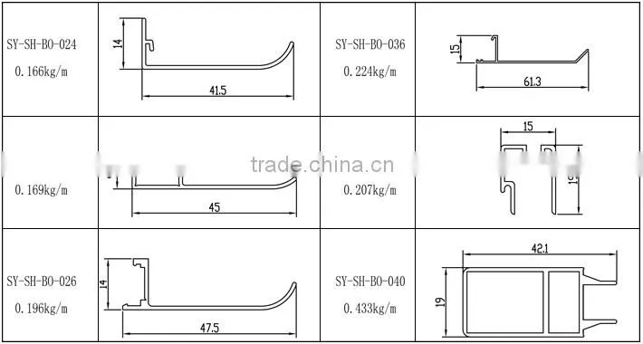 Aluminium Profiles For Picture Frame Factory