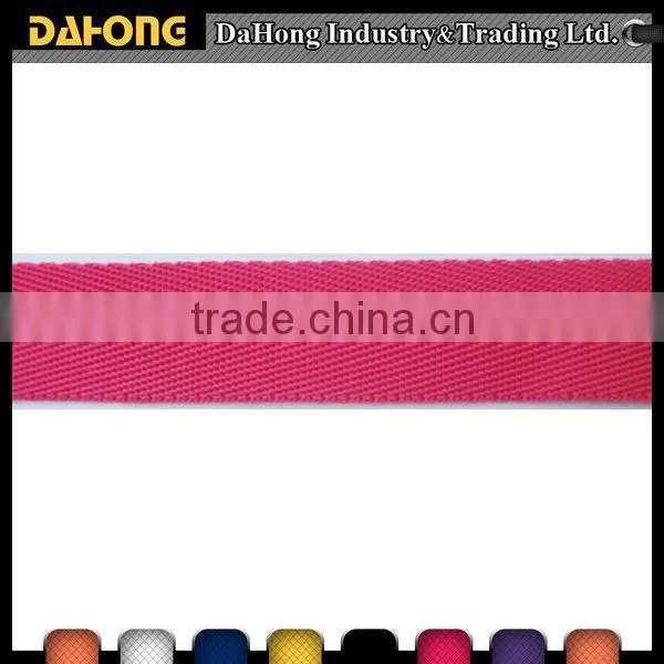Oeko-tex-4 hot selling 22mm colorful cheap pp belt webbing tape