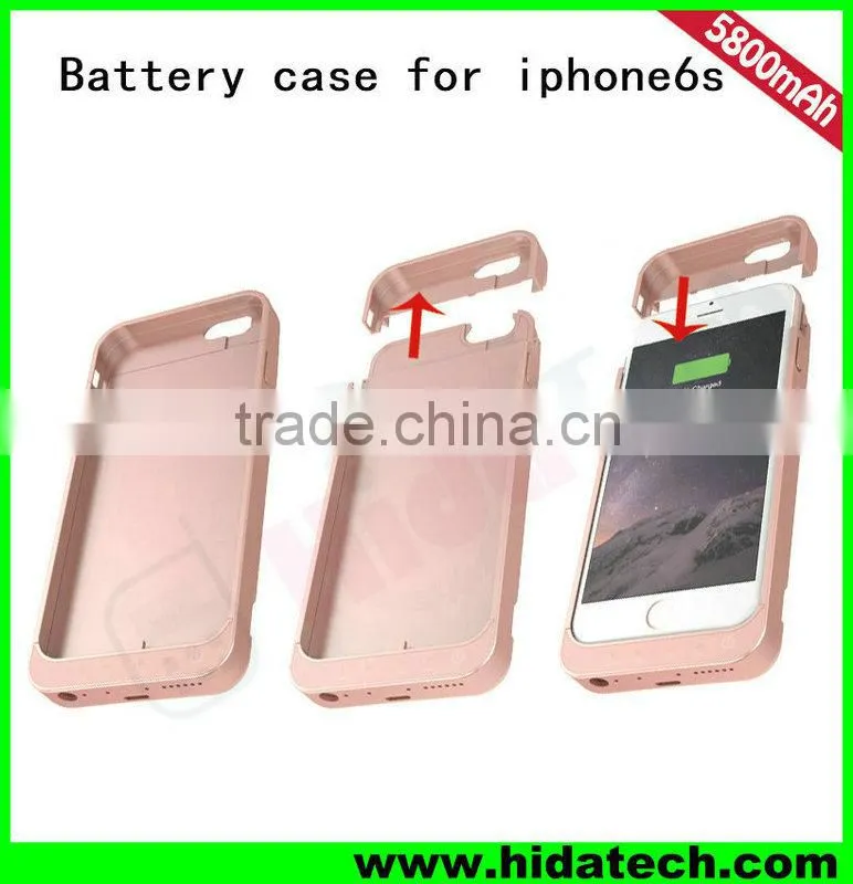 Portable Power Bank for iPhone 6s Backup Battery Case Power Bank for iPhone 6s