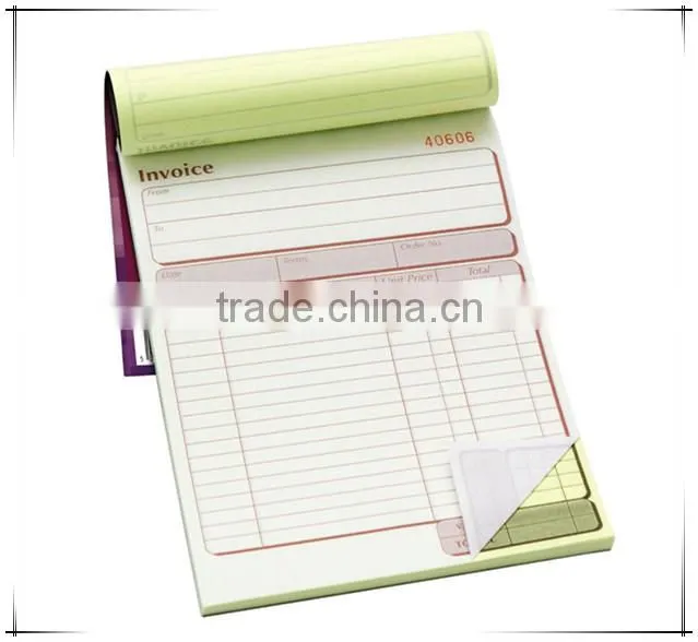 China supplied restaurant duplicate carbonless docket book