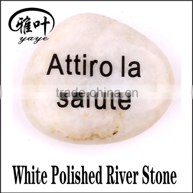 Wholesale Cool Novelty Engraved Garden Stones for Wedding Gifts Souvenirs