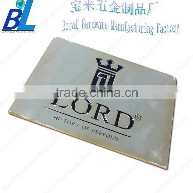 Soft enameled brand handbag metal tags
