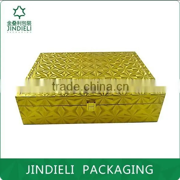 golden makeup set cosmetic gift box with handle