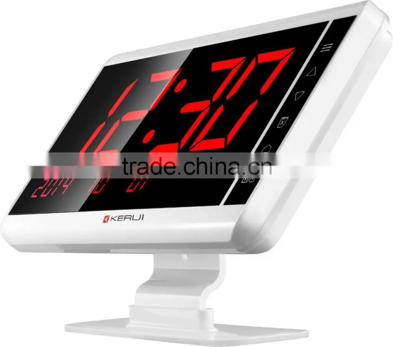 2016 welcomed long distance 100M signal receiving 99 defense zone Display for Wireless calling system and burglar alarm system