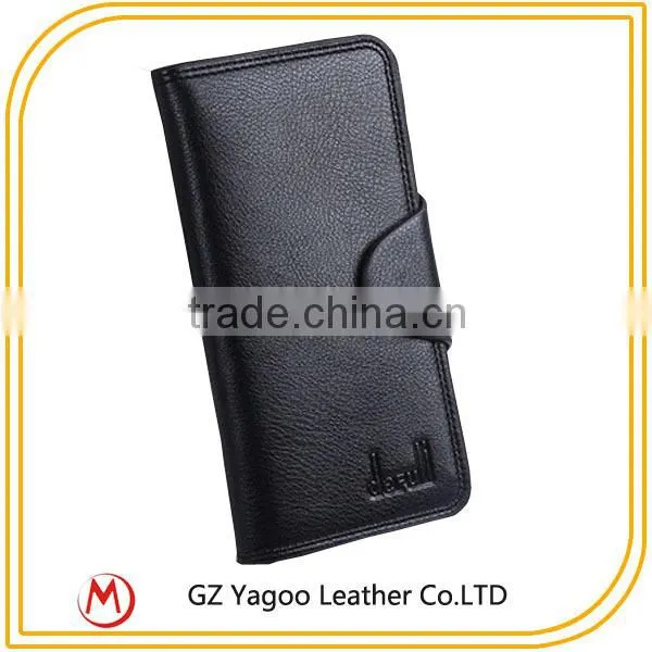 Unisex Unique Clutch Purses OEM Leather Multi-function Wallet