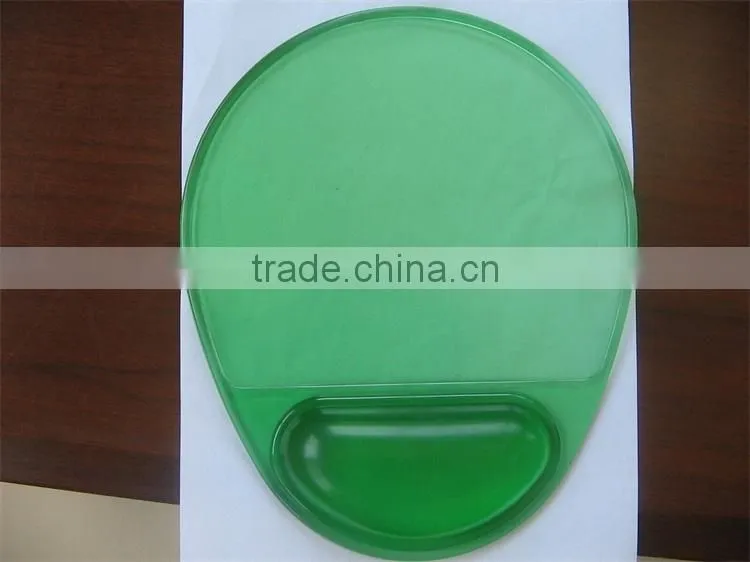 Transparent Gel Mouse Pad with Wrist Rest