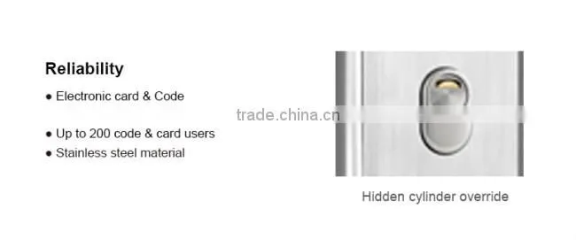 Smart lock with RF card door lock LSD8105