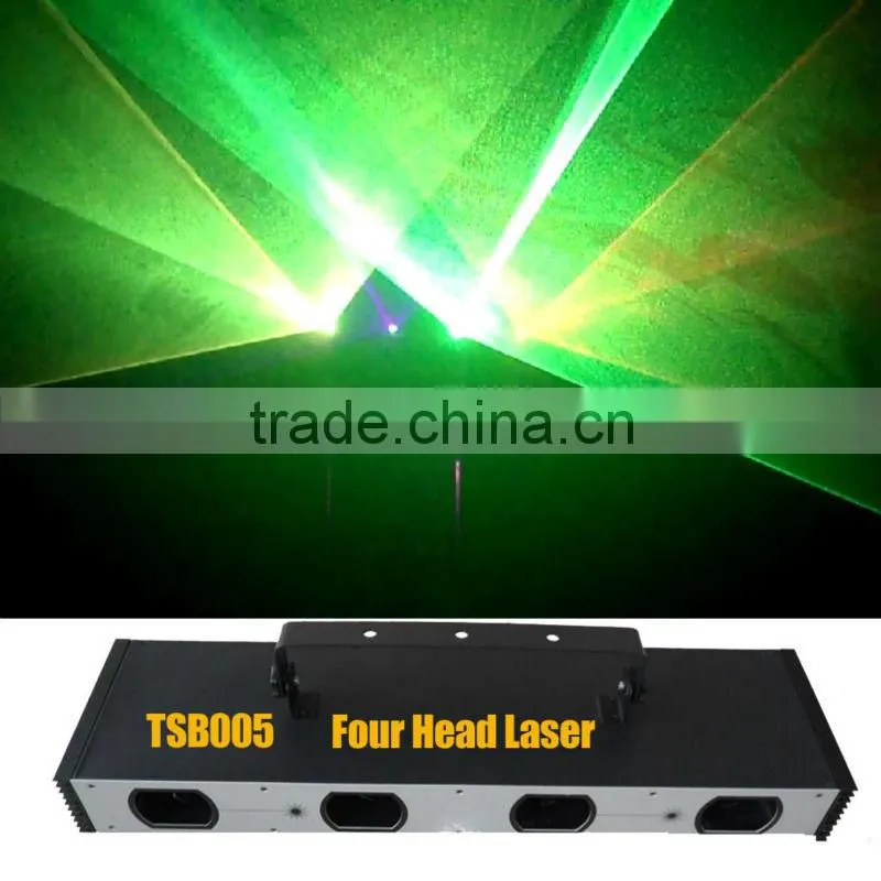 wholesale 4 head laser light Four Head Green &red laser
