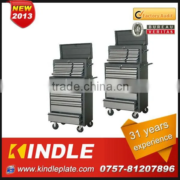 Kindle 2013 heavy duty hard wearing best sellling New Custom Industrial tool chest/truck toolbox