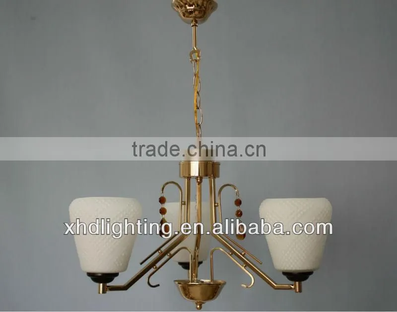pendant lamp french gold white glass flower pendant light