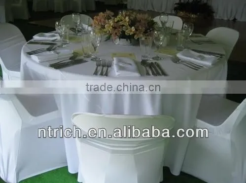 Anti-wrinkle polyester visa table cloth for banquet