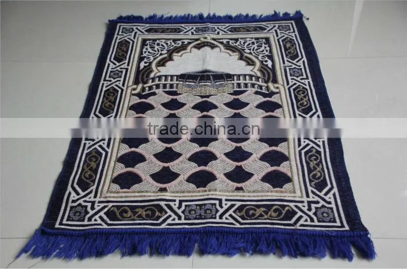 high quality prayer carpet Rugs BT-227 polyester muslim carpet