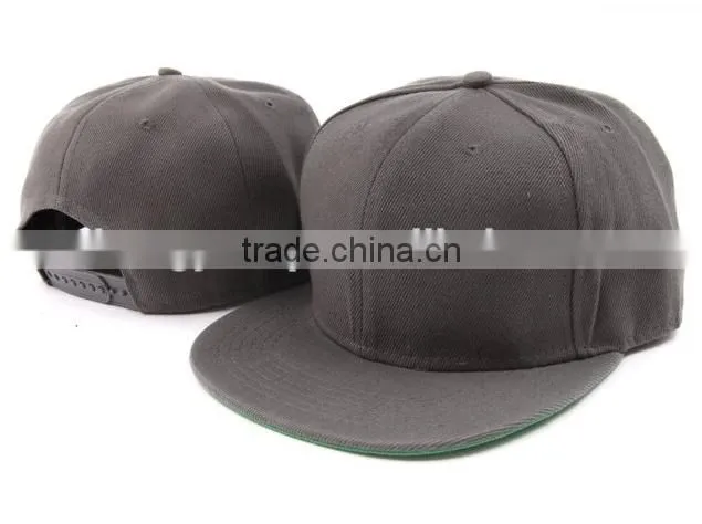 High Quality Custom Blank Snapback Caps/Plain Snapback Cap/Hats