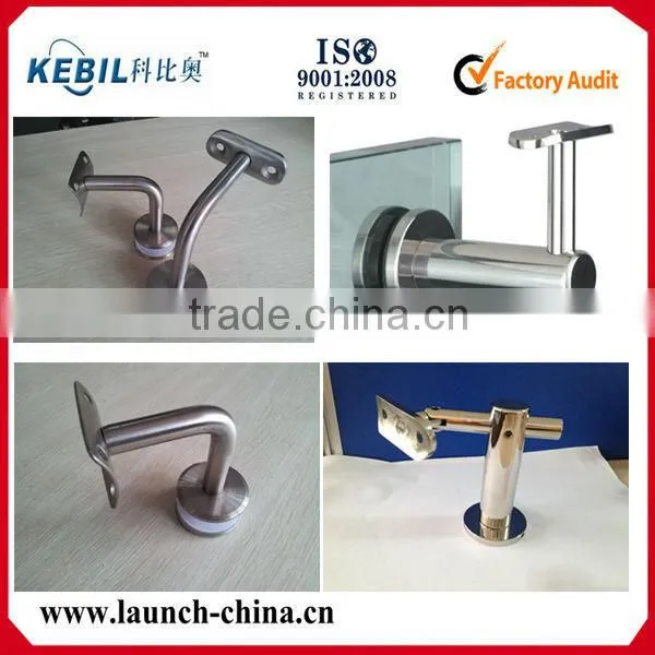 Indoor wood railing designs stainless steel handrail bracket