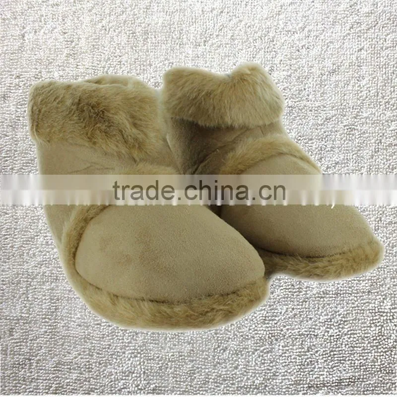 New Mens Microsuede Snugg Furry Slippers mens Ankle Boots