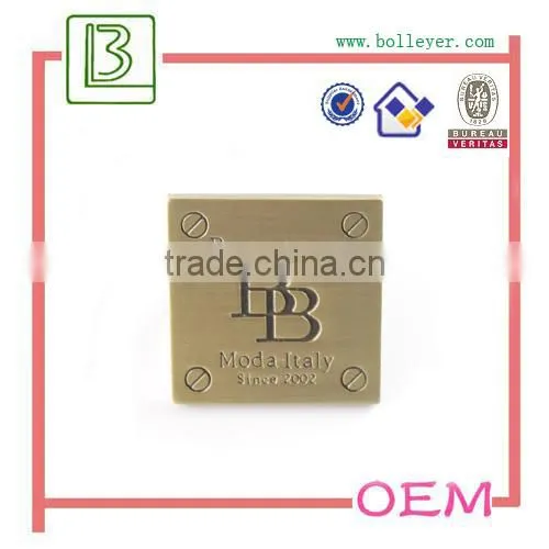 custom engraved logo metal plate