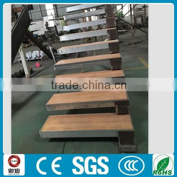 iron wood floating stairs/staircase manufacture ---YUDI