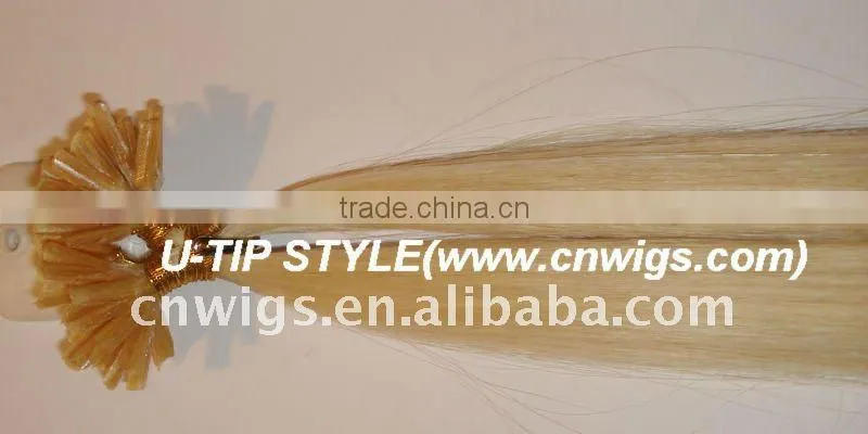 2014 NEW remy high quality u-tip human hair extensions